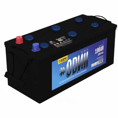 Батарея аккумуляторная ОDИН 190322K01O 190А/ч 1200А прямая полярн. стандартные (Европа) клеммы